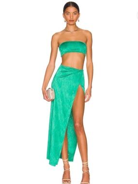 superdown | Dresses | Superdown Izzy Ruffle Maxi Dress L | Poshmark